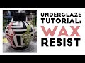 Pottery Glazing Tutorial: Wax Resist