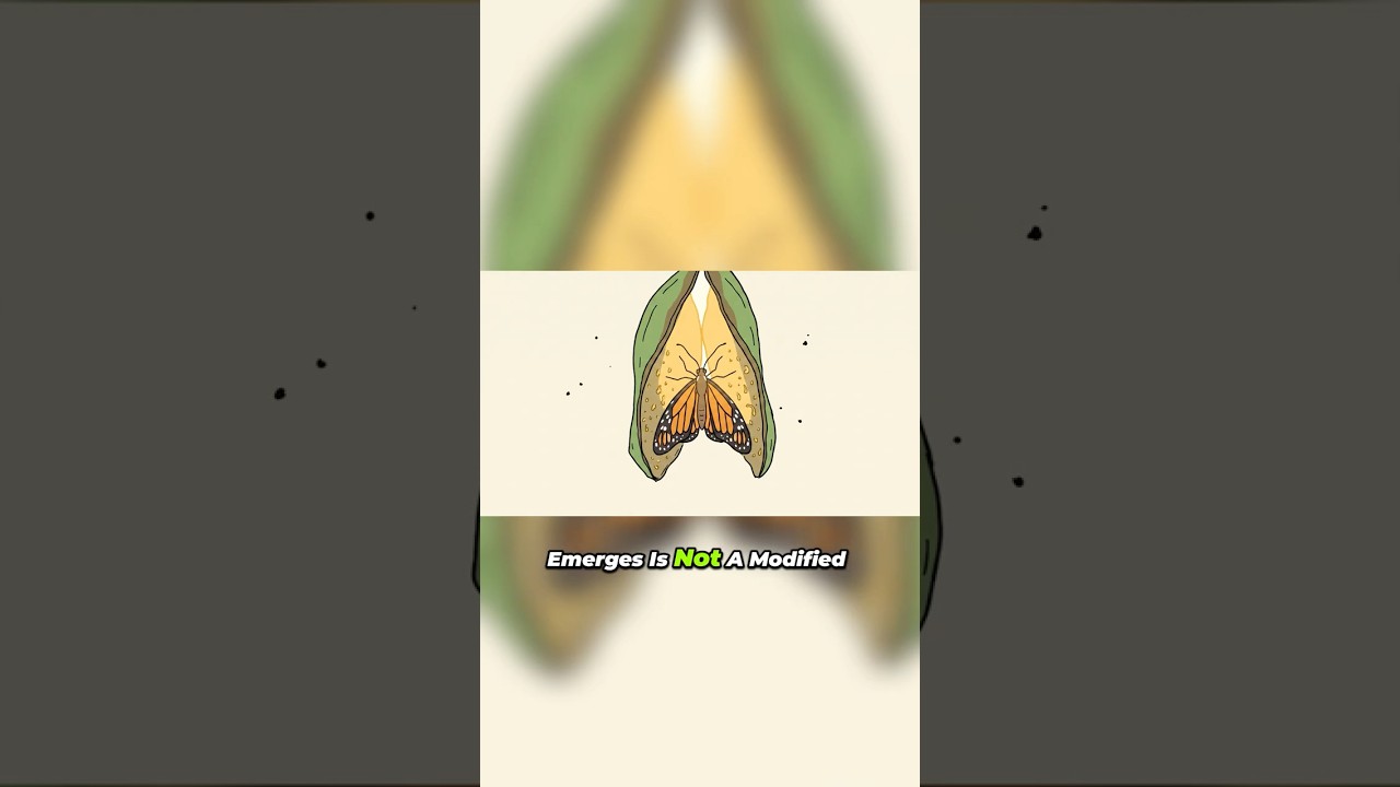 Caterpillars Literally Melt Themselves 🐛 #sciencefacts #biologyfacts #animalfacts #butterfly
