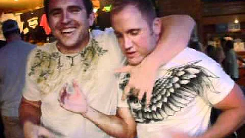 BRIAN AND I PLAYING THE AIR GUITAR