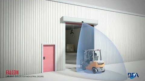 BEA FALCON working video, Industrial door sensor, BEA falcon ,motion sensor