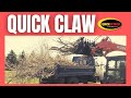 Quick claw industrial grapple rake for skid steer in action