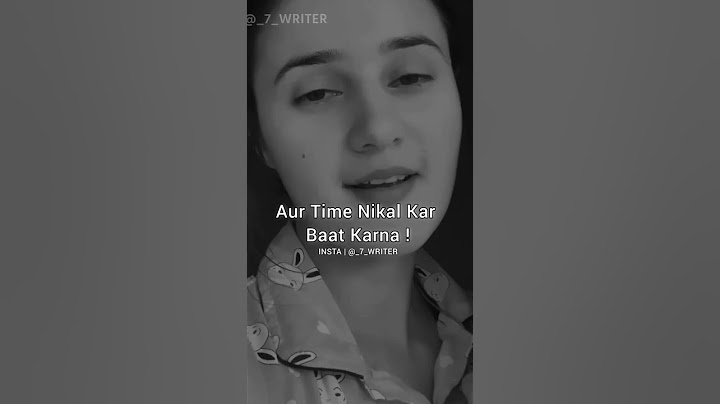 time Milne par baat karna or time nikal kar baat karna ..... 😘