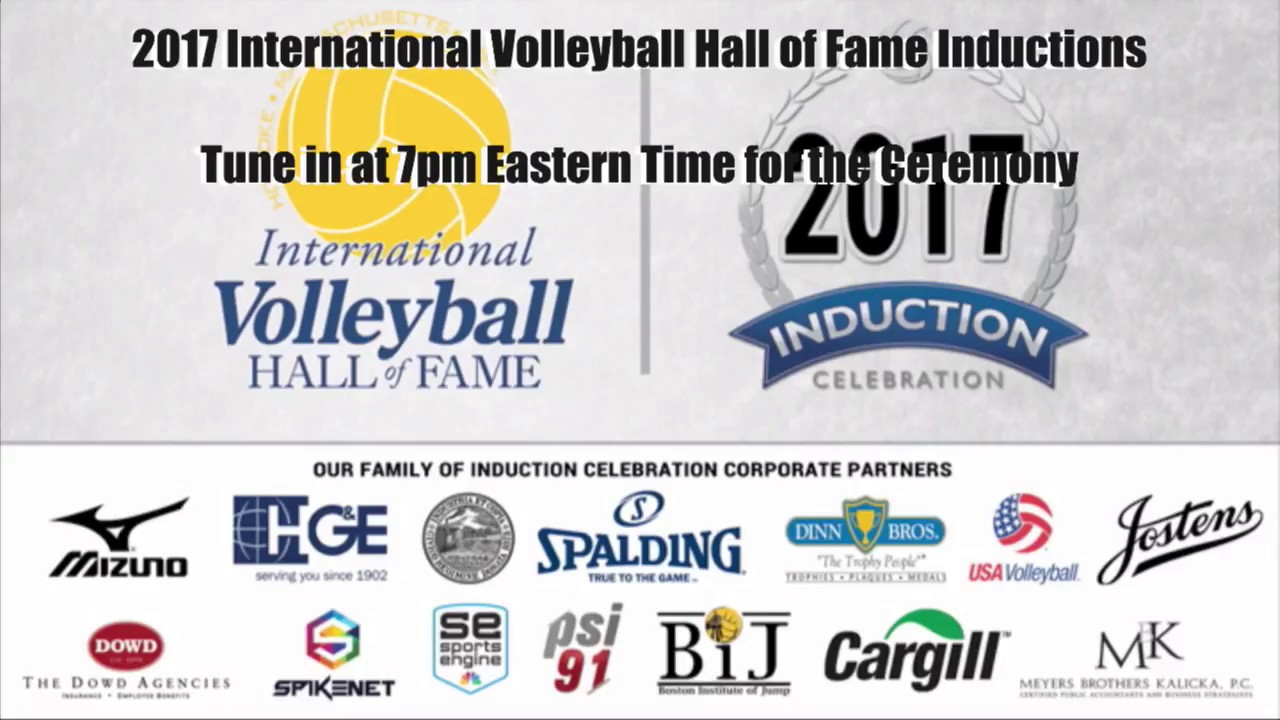2017 Volleyball Hall of Fame Enshrinement Ceremony Full Video YouTube