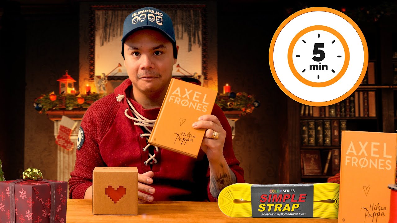 Hvordan pakke inn gaver uten teip