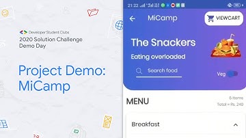 Solution Challenge Demo Day 2020 Project: MiCamp