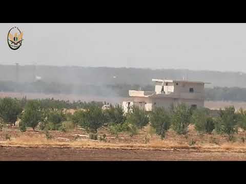 شاهد|| تدمير سيارة نقل عسكرية محملة بعناصر لعصابات الأسد على محور سكيك في ريف إدلب الجنوبي الشرقي