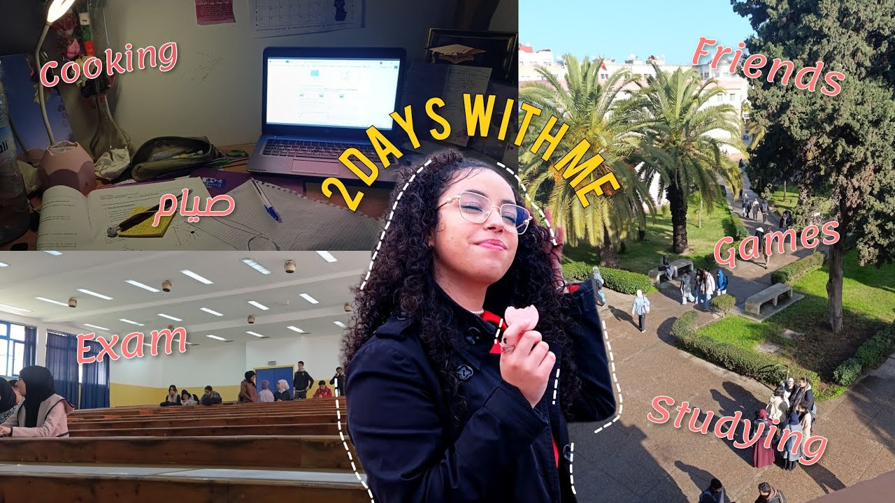 كيفاش كنعيش بوحدي كطالبة جامعية 🌷✨ أجواء الامتحانات والجامعة #vlog