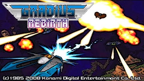 Gradius ReBirth (Wii/Konami/2008) [720p 60fps]