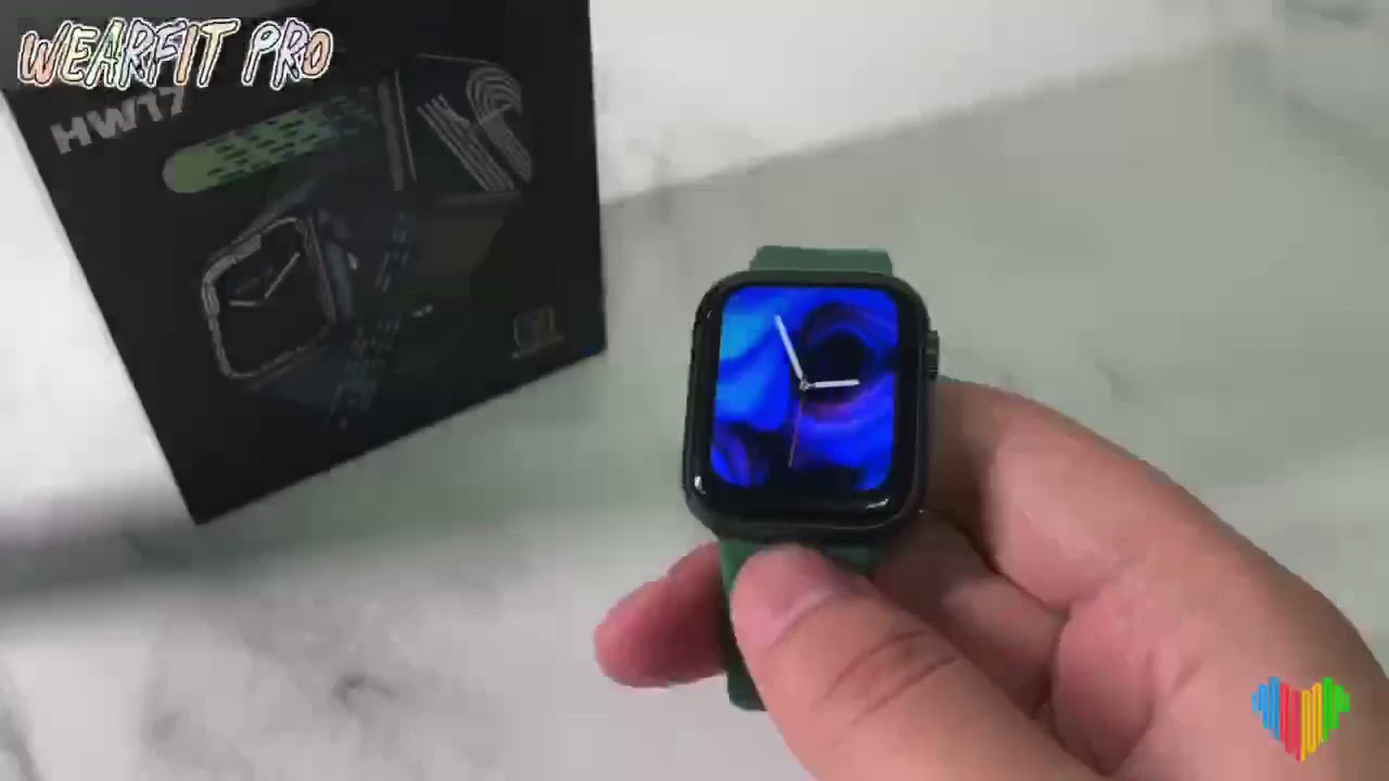40mm voice assistant  iwo HW17 smart watch.Series 7. video