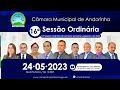 RESUMO 16ª SESSÃO ORDINÁRIA – CÂMARA MUNICIPAL DE ANDORINHA