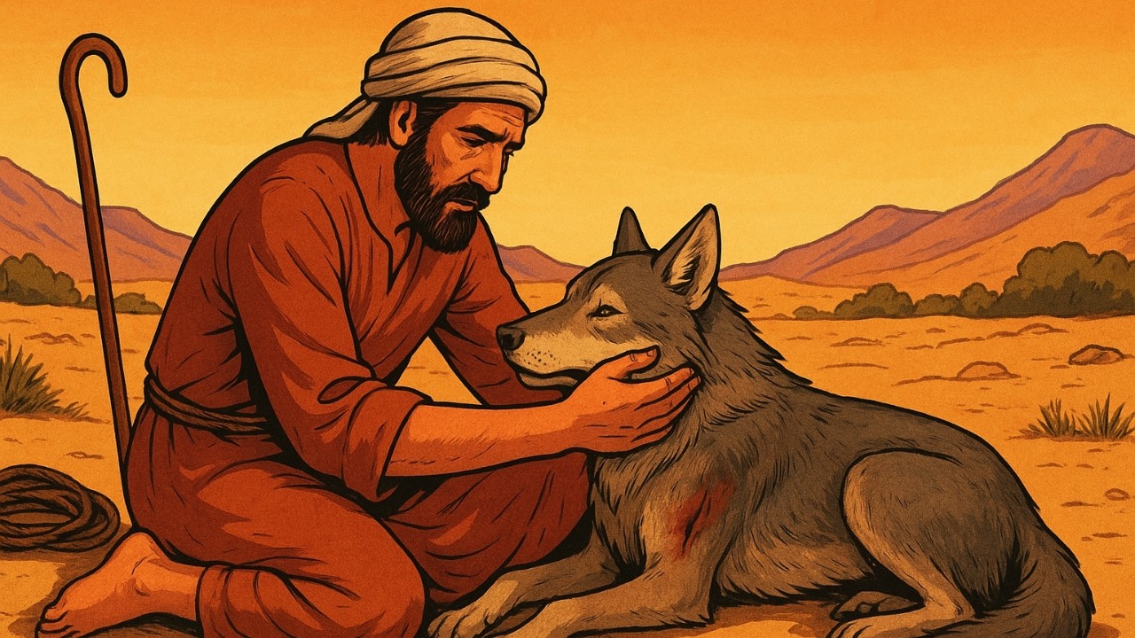 قصة الراعي الفقير الذي أنقذ ذئبًا جريحًا فحدثت معجزة غيرت حياته | قصة عربية ستغير حياتك