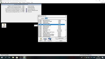 MYOB ACCOUNTING~Menyusun kode dan linked account