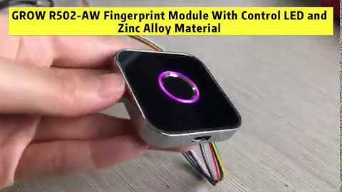 R502-AW Zinc Alloy Round Ring LED Control DC3.3V Fingerprint Module Arduino Android