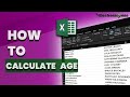 How to calculate age in excel (2024)