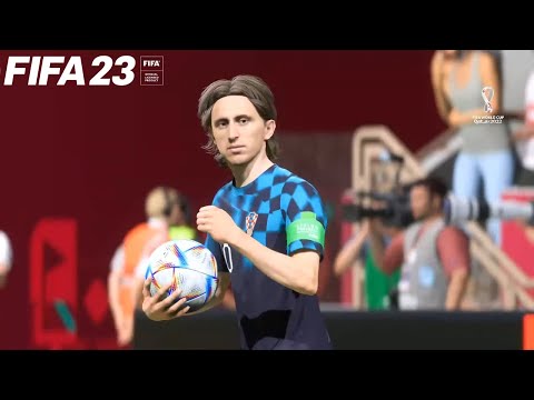LIVE: ARGENTINA vs CROATIA Semi-finals | FIFA World Cup Qatar 2022 | Watch Along FIFA23 Gameplay