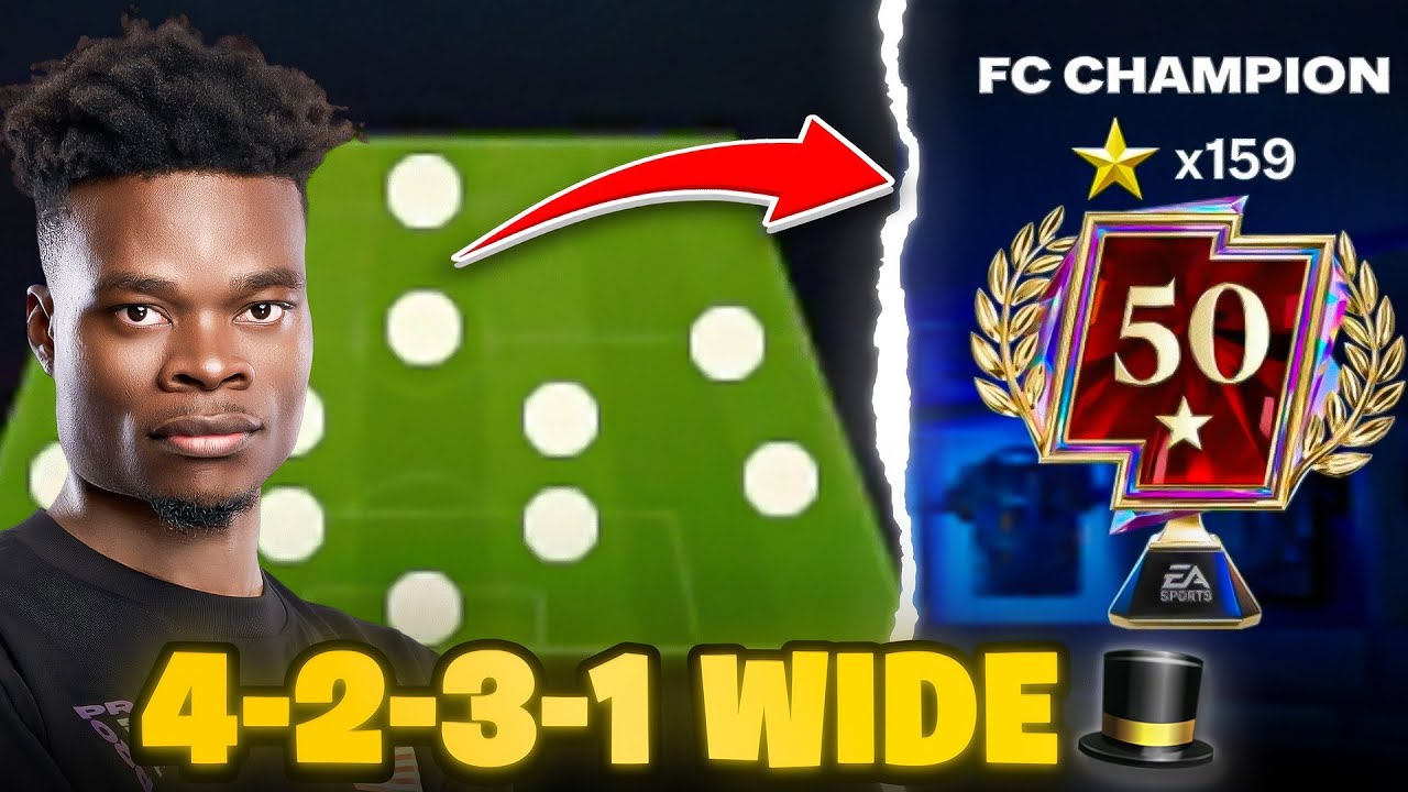 Top Level Gameplay🔥 Grind Over 100🌟 with 4-2-3-1 Wide || INTENSE Matches - FC MOBILE 