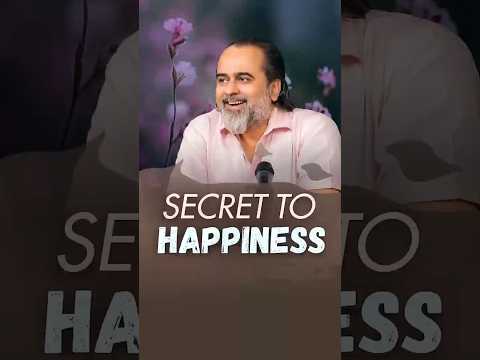 Secret to Happiness || Acharya Prashant