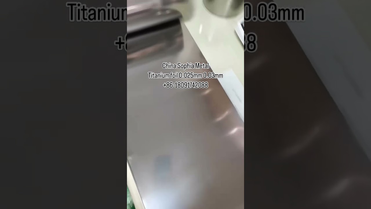 titanium foil in coil 