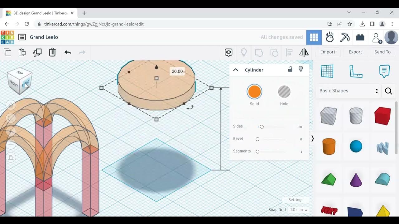 TinkerCAD Chair Project Tutorial YouTube
