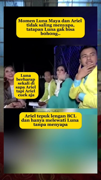 momen Ariel cuekin Luna Maya #lunamayayaterbaru #ariel #arielnoah #raffiahmad #shorts