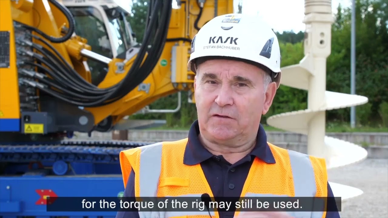 TWF International. Assistenzsysteme - BAUER Drehbohranlagen: Automatische Drehmomenteinstellung