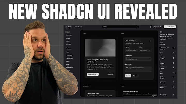 NEW Shadcn UI Revealed! (Exclusive First Look 👀)