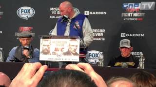 UFC Boston: Post-Fight Press Conference Highlights w Conor McGregor & Dennis Siver