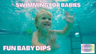 Captivating Footage of Babies Swimming and Diving Underwater - A Must Watch!  Imágenes bebés nadando