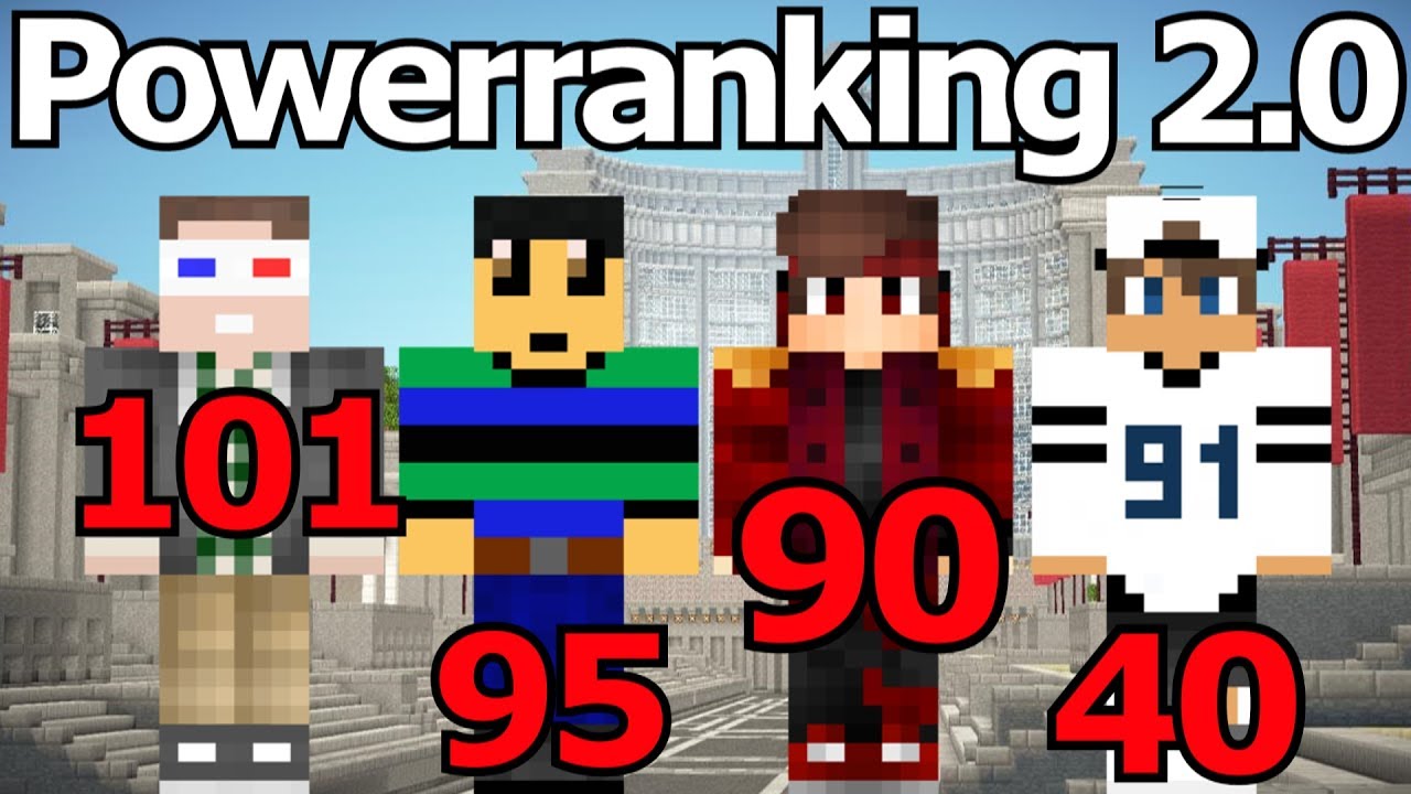 MINETOPIA 2.0 POWERRANKING!! - Minetopia - 