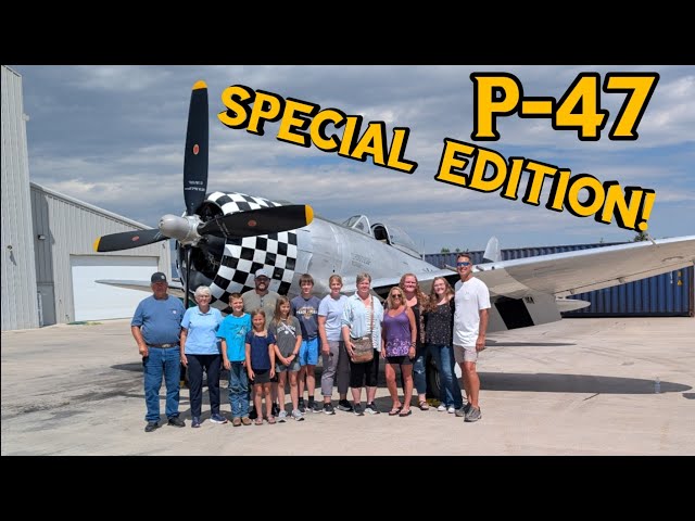 Ultra Rare P-47 Thunderbolt Takes Flight! We Sit in the Cockpit