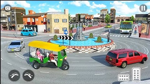 city Auto tuk tuk 🛺 Rickshaws driving game Auto parking game Android game play