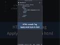 Text Formatting Tags in HTML, small Tag for Small Style | HTML CSS Tutorial for Beginners #html