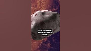 Springen vanaf de Marsmaan Phobos is eng. #wetenschap #astronomie #astrofysica #kosmos #universum