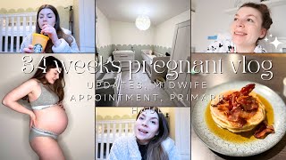 a very chatty 34 weeks pregnant vlog - updates, Midwife appointment, hospital bag primark haul etc by Meg Lev 835 views 10 months ago 16 minutes