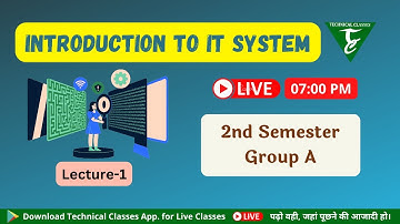Intro to IT System (Lecture-1) [2nd Semester Group-A(ME,EE,CSE) ] SBTE Bihar Polytechnic