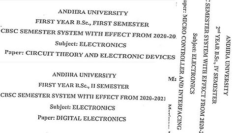 1st circult theory&electronic device ,2nd digital electronics & 4th Semester question papers/pattern