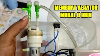 Cara membuat aerator charger | gelembung udara | untuk umpan udang hidup | Mata Kail