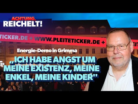 Energie-Demo in Grimma: „Ich habe Angst um meine Existenz“