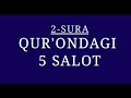 UZ-LIVE // 2-SURA / QUR&#39;ONDAGI 5 SALOT (8)