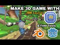 Make 3D Game With AI &amp; Free Tools - Game Development Course in Hindi