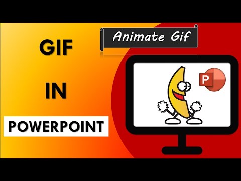 Insert GIF into POWERPOINT | PowerPoint Animation