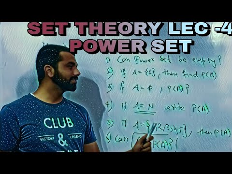 Power Set complete knowledge| set theory lec 4| nda jee iit gate net ...