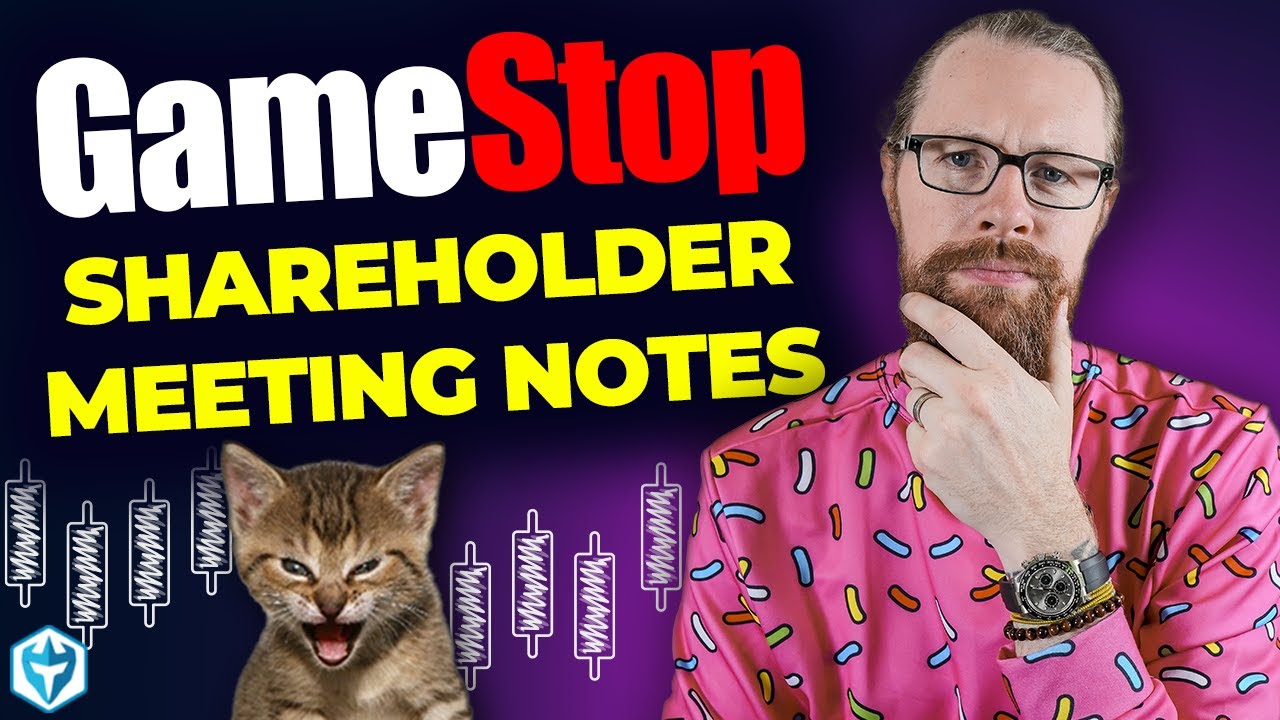 GameStop Shares Drop 14% During Shareholder Meeting: video thumbnail