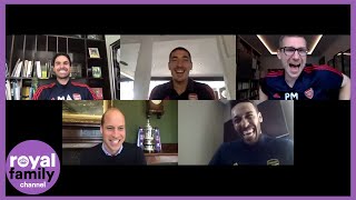 Prince William Chats With Arsenal Stars For Heads Up Mental Health Campaign