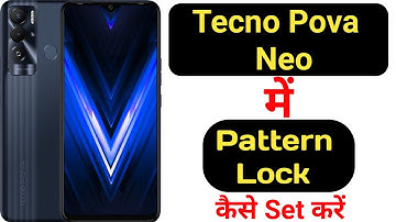 How to set pattern lock in Tecno Pova Neo || Tecno Pova Neo me pattern lock kaise lagaye ||