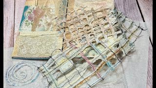 MELAINES JOURNAL Ep. 3:  Strengthening Tracing Paper for Pockets + Making Textural Embellishments