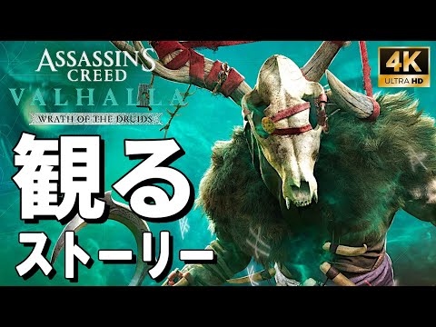 【4Kで観る】アサシンクリード ヴァルハラ DLC ドルイドの怒り(Assassin's Creed Valhalla Wrath of the Druids)日本語音声 日本語字幕【ストーリー動画】