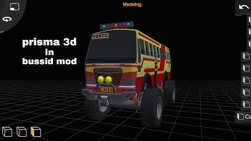 ksrtc monster bus in prisma 3d in bussid mod