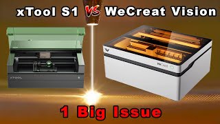 xTool S1 vs Wecreat Vision Head to Head - One Big Issue! Wealth