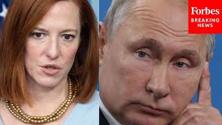 Famous JUST IN: Jen Psaki Holds Press Briefing After Biden's Response To Russia Invading Ukraine Wealth